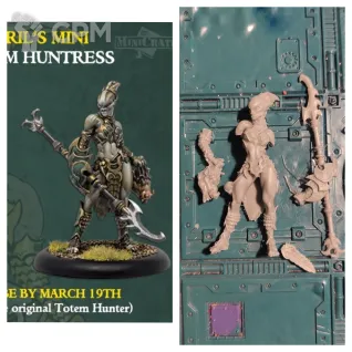 Описание картинки Totem huntress от Old curiosity shop по цене 600руб | Свободный Рынок Миниатюр - СРМ
