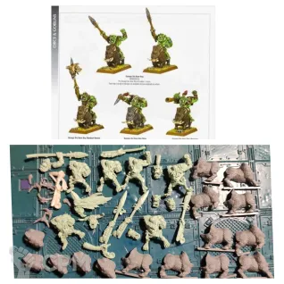 Описание картинки Savage orc boar boys (6ed) от Old curiosity shop по цене 2 450руб | Свободный Рынок Миниатюр - СРМ