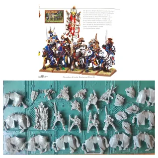 Описание картинки Questing knights regiment от Old curiosity shop по цене 2 300руб | Свободный Рынок Миниатюр - СРМ
