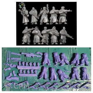 Описание картинки Spacenaz, alt. Ice warriors of Valhalla от Greed's storehouse по цене 1 450руб | Свободный Рынок Миниатюр - СРМ