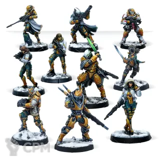 Описание картинки Infinity Yu Jing Action Pack + ADIL (Dire Foes Mission Pack Alpha: Retaliation) от DaniOlymp по цене 7 000руб | Свободный Рынок Миниатюр - СРМ