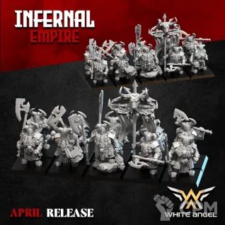 Описание картинки Infernal Cohort / Infernal Guard от MrMetalHorror по цене 1 000руб | Свободный Рынок Миниатюр - СРМ