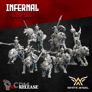 Описание картинки Hobgoblin Wolf Raiders от MrMetalHorror по цене 1 700руб | Свободный Рынок Миниатюр - СРМ