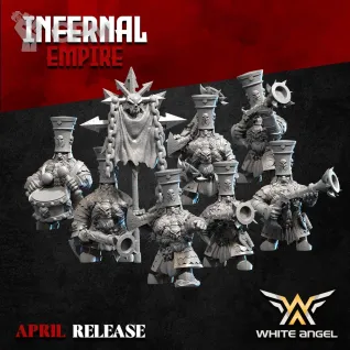 Описание картинки Chaos Dwarf Blunderbusses от MrMetalHorror по цене 1 000руб | Свободный Рынок Миниатюр - СРМ