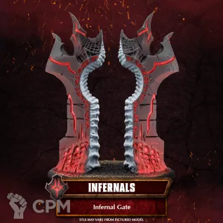 Описание картинки Infernal Gate от Manufactorum76 по цене 3 200руб | Свободный Рынок Миниатюр - СРМ