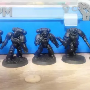 Описание картинки Assault Intercessors от Xero по цене 1 200руб | Свободный Рынок Миниатюр - СРМ