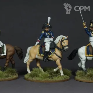 Описание картинки Württemberg Mounted Command от 3DPrintClub по цене 220руб | Свободный Рынок Миниатюр - СРМ