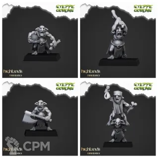 Описание картинки Steppe Goblors от 3DPrintClub по цене 148руб | Свободный Рынок Миниатюр - СРМ