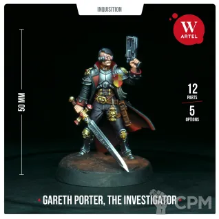 Описание картинки Миниатюра Gareth Porter, the Investigator от Артель W по цене 890руб | Свободный Рынок Миниатюр - СРМ