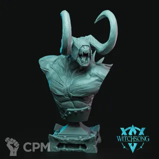 Описание картинки Bust - Lieutenant Agguth от ADEPT M&P по цене 2 000руб | Свободный Рынок Миниатюр - СРМ