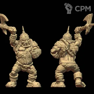 Описание картинки Ogre Chaos (Вариант 2) от Орки с наГорки по цене 250руб | Свободный Рынок Миниатюр - СРМ