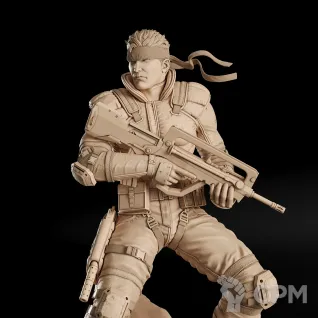 Описание картинки Snake Фигурка (Metal Gear Solid) от GAS3TXD  по цене 3 600руб | Свободный Рынок Миниатюр - СРМ