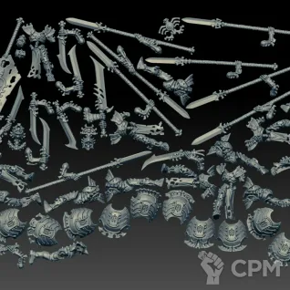 Описание картинки Mortek guard (Scan) от AxeL's Forge по цене 900руб | Свободный Рынок Миниатюр - СРМ