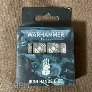 Описание картинки Iron Hands Dice Set от Stranger82 по цене 2 500руб | Свободный Рынок Миниатюр - СРМ