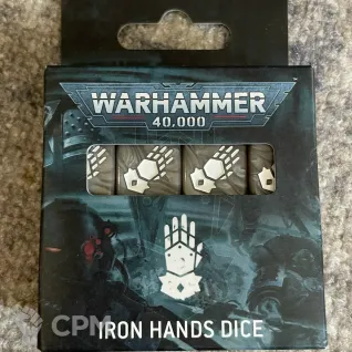 Описание картинки Iron Hands Dice Set от VanHallen по цене 2 300руб | Свободный Рынок Миниатюр - СРМ