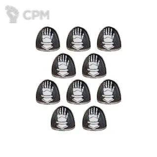 Описание картинки Iron Hands MKIV Shoulder Pads от Red Rooster по цене 429руб | Свободный Рынок Миниатюр - СРМ