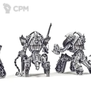 Описание картинки Iron Hive (Lord + 6 Hive guards) от Hanavaro по цене 2 000руб | Свободный Рынок Миниатюр - СРМ