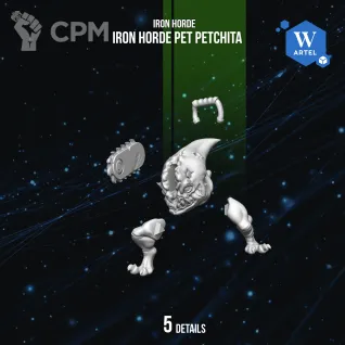 Описание картинки Iron horde pet Petchita от WebWay 3D по цене 100руб | Свободный Рынок Миниатюр - СРМ