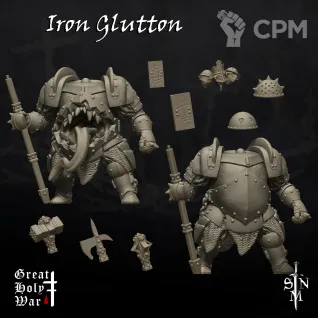 Описание картинки Trench Crusade - Sin Eater от Manufactorum76 по цене 700руб | Свободный Рынок Миниатюр - СРМ