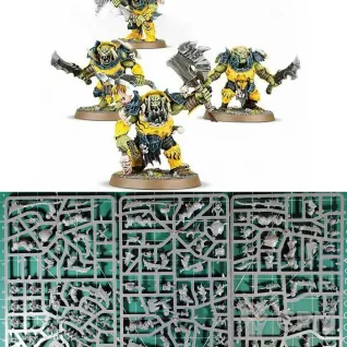 Описание картинки Ironjawz Orruk Brutes x4 от Каджит по цене 3 198руб | Свободный Рынок Миниатюр - СРМ