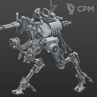 Описание картинки Martian Ostrich Knights от WebWay 3D по цене 681руб | Свободный Рынок Миниатюр - СРМ