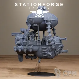 Описание картинки Arkanaut Frigate / Grundstok Gunhauler от MrMetalHorror по цене 2 000руб | Свободный Рынок Миниатюр - СРМ