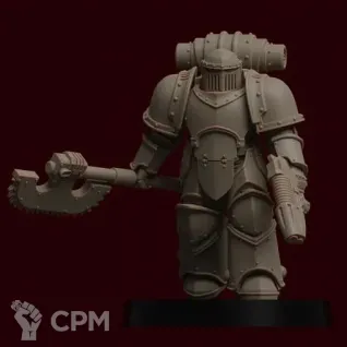 Описание картинки Mk 3 Legion Champion от MrMetalHorror по цене 350руб | Свободный Рынок Миниатюр - СРМ