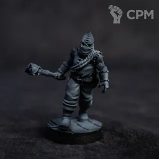 Описание картинки Разбойник в маске от Dark Craft Hobby по цене 260руб | Свободный Рынок Миниатюр - СРМ