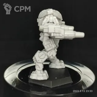 Описание картинки Флэшмэн FLS-8K (75 тонн) от Dwarf Pirate Foundry по цене 450руб | Свободный Рынок Миниатюр - СРМ