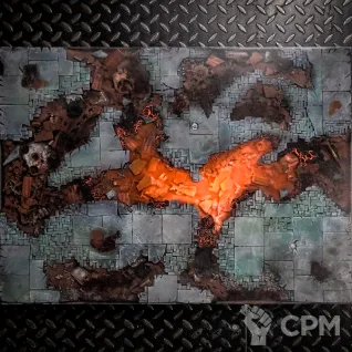Описание картинки Игровое поле из эпоксида для Warhammer Kill Team 22х30 от EgorFermer по цене 150 000руб | Свободный Рынок Миниатюр - СРМ