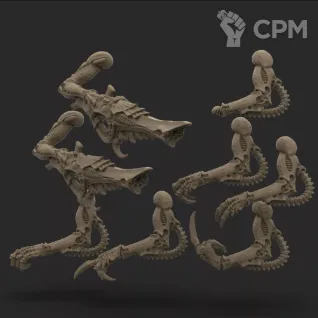 Описание картинки TYRANID WARRIORS от Kapers Point по цене 720руб | Свободный Рынок Миниатюр - СРМ