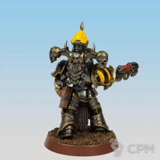 Описание картинки Iron Warriors Shoulder Pads V9 от ForgeNight по цене 400руб | Свободный Рынок Миниатюр - СРМ