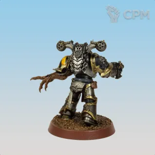 Описание картинки Iron Warriors Shoulder Pads V5 от ForgeNight по цене 400руб | Свободный Рынок Миниатюр - СРМ