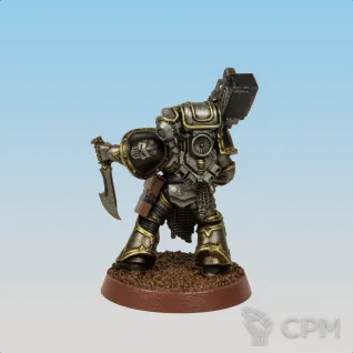 Описание картинки Iron Warriors Horus Heresy Shoulder Pads V1 от ForgeNight по цене 400руб | Свободный Рынок Миниатюр - СРМ