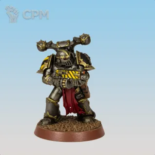 Описание картинки Iron Warriors Shoulder Pads V12 от ForgeNight по цене 400руб | Свободный Рынок Миниатюр - СРМ