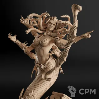 Описание картинки Lady Vashj Фигурка (World of Warcraft) от GAS3TXD  по цене 4 200руб | Свободный Рынок Миниатюр - СРМ