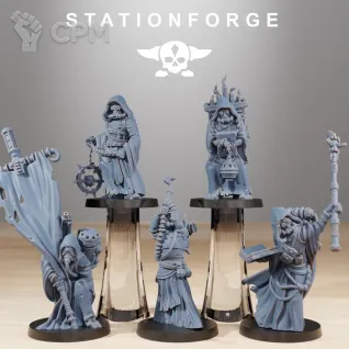 Описание картинки Mechanicus Adepts от Barduck Miniatures по цене 846руб | Свободный Рынок Миниатюр - СРМ