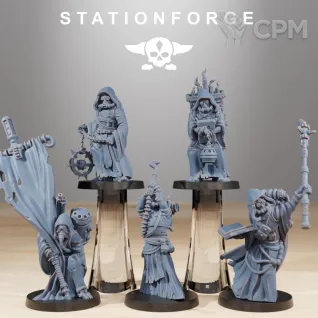Описание картинки Mechanicus Adepts от Barduck Miniatures по цене 846руб | Свободный Рынок Миниатюр - СРМ