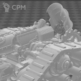 Описание картинки The Krios Battle Tank от 3Д печать миниатюр по цене 2 253руб | Свободный Рынок Миниатюр - СРМ