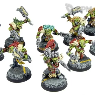Описание картинки Ork Beast Snagga Boyz с 10 пластиковыми базами 32м от Dreamcatcher Studio по цене 1 500руб | Свободный Рынок Миниатюр - СРМ