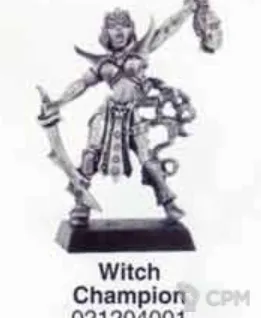 Описание картинки Dark Elf Witch Elves Champion оригинал металл от Orc по цене 2 280руб | Свободный Рынок Миниатюр - СРМ