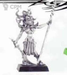Описание картинки Dark Elf Witch Elves Standard bearer оригинал металл от Orc по цене 2 231руб | Свободный Рынок Миниатюр - СРМ