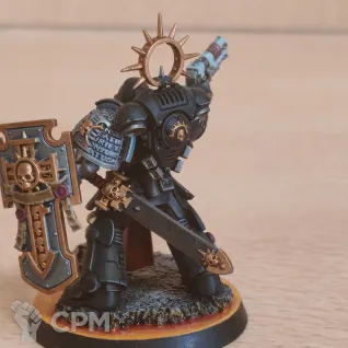 Описание картинки Indomitus Primaris Lieutenant with Storm Shield от Atikim по цене 3 000руб | Свободный Рынок Миниатюр - СРМ