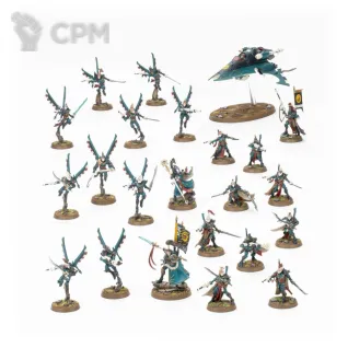 Описание картинки Aeldari Corsairs Battleforce: Eldritch Raiders от MiniaturesFAN по цене 26 688руб | Свободный Рынок Миниатюр - СРМ