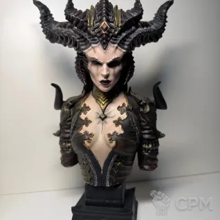 Описание картинки Коллекционная фигурка Лилит Diablo IV от pink.sln по цене 10 000руб | Свободный Рынок Миниатюр - СРМ