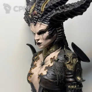 Описание картинки Коллекционная фигурка Лилит Diablo IV от pink.sln по цене 10 000руб | Свободный Рынок Миниатюр - СРМ