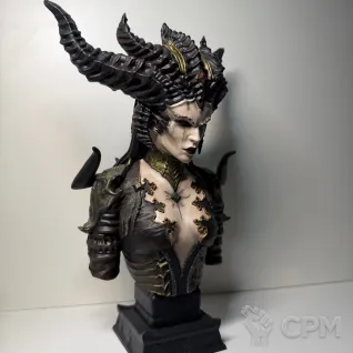Описание картинки Коллекционная фигурка Лилит Diablo IV от pink.sln по цене 10 000руб | Свободный Рынок Миниатюр - СРМ