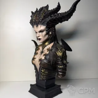 Описание картинки Коллекционная фигурка Лилит Diablo IV от pink.sln по цене 10 000руб | Свободный Рынок Миниатюр - СРМ