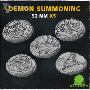 Описание картинки База Demon Summoning 32mm от Helnex workshop  по цене 60руб | Свободный Рынок Миниатюр - СРМ