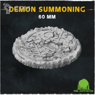 Описание картинки База Demon Summoning 60mm от Helnex workshop  по цене 300руб | Свободный Рынок Миниатюр - СРМ